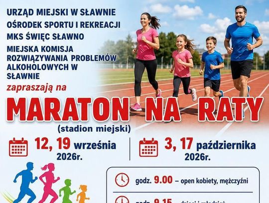 Jesienna odsłona Maratonów na Raty w Sławnie już 12 września 2026.