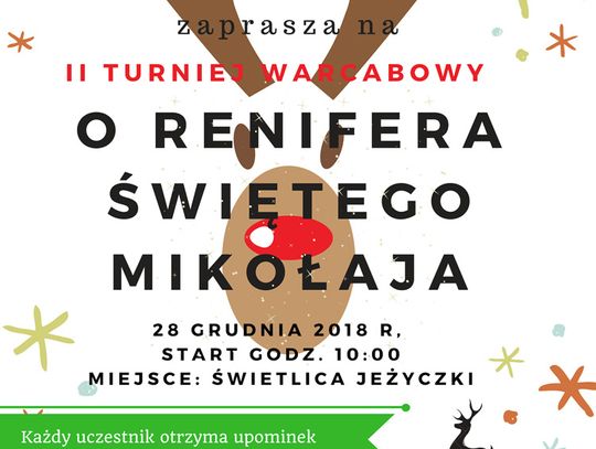 Jeżyczki: II Turniej "O Renifera Św. Mikołaja"