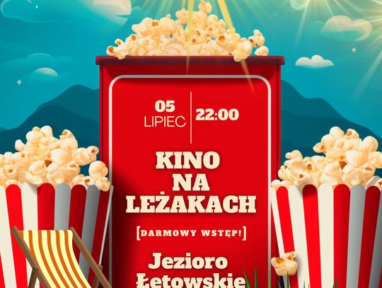 🌟 Kino na Leżakach nad Jeziorem Łętowskim: Rozpocznij Wakacje z Uśmiechem! 🌟