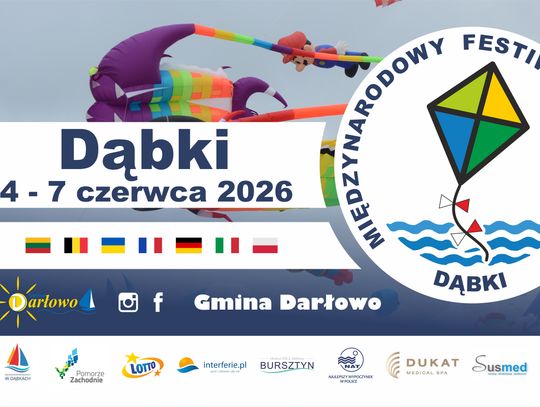Kolorowe niebo nad Dąbkami. Jubileuszowy Festiwal Latawców już w czerwcu