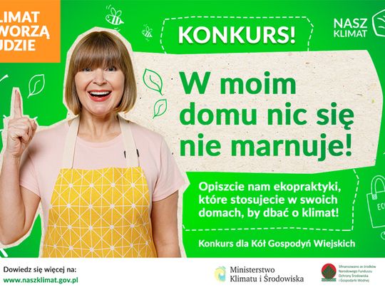 Konkurs dla Kół Gospodyń Wiejskich „W moim domu nic się nie marnuje”