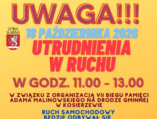 Kosierzewo: 18 X utrudnienia w ruchu
