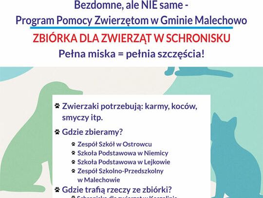 Malechowo pomaga czworonogom