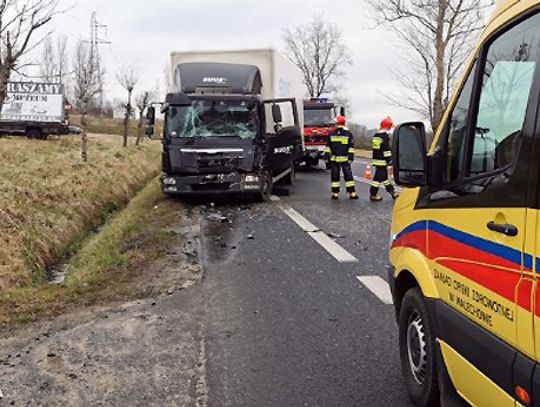 Malechowo: zderzenie trzech aut