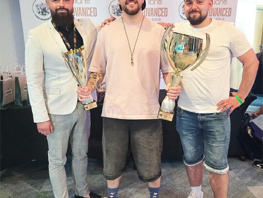 Marcin Lupke ze złotem na International Barber Cup
