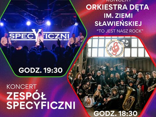 Muzyczny wieczór w Sławnie. Orkiestra Dęta i zespół Specyficzni zagrają w amfiteatrze 23 maja 2026