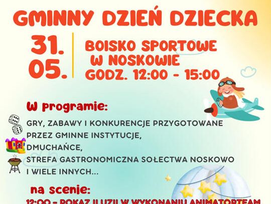 Noskowo: Gminny Dzień Dziecka - pokazy iluzji, teatr i SuperHero Show dla najmłodszych mieszkańców