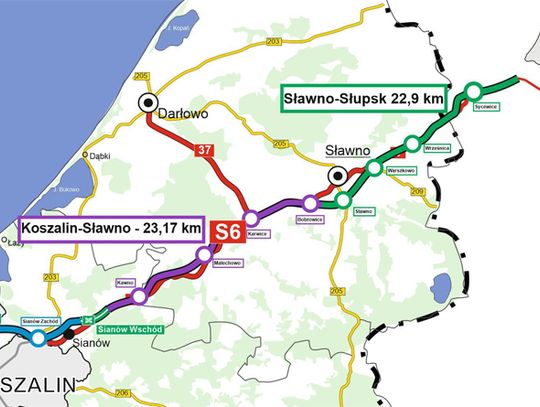 Odcinek drogi ekspresowej S6 Koszalin- Sławno - Słupsk coraz bliżej realizacji!