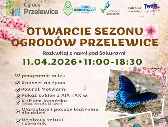 Otwarcie sezonu Ogrodów Przelewice – dzień pełen natury, kultury, edukacji i inspiracji