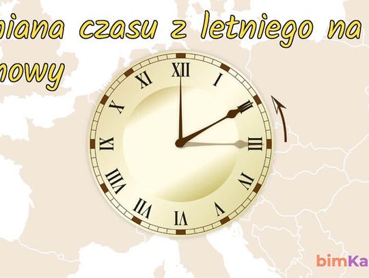 Pamiętaj że jutro o 3:00 będzie 2:00