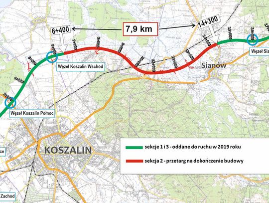 Pięć firm i konsorcjów chce dokończyć budowę obwodnicy Koszalina i Sianowa