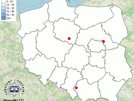 Policyjna mapa śmiertelnych wypadków na polskich drogach. Ruszyła 8. edycja wakacyjnej akcji 2026