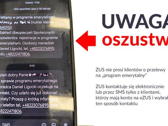 Próba oszustwa na ZUS - kolejna!