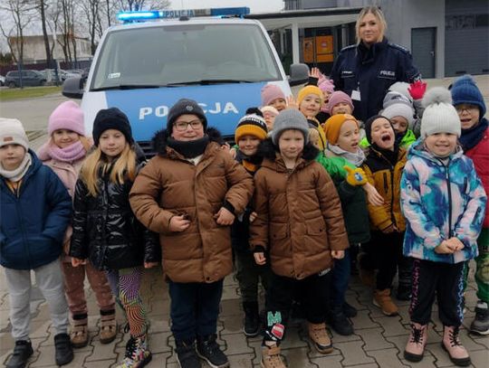 Przedszkolaki z Niemicy z wizytą na Komendzie Policji