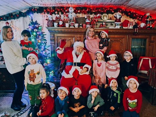 Przedszkolaki ze Sławska i Boleszewa z wizytą u Świętego Mikołaja