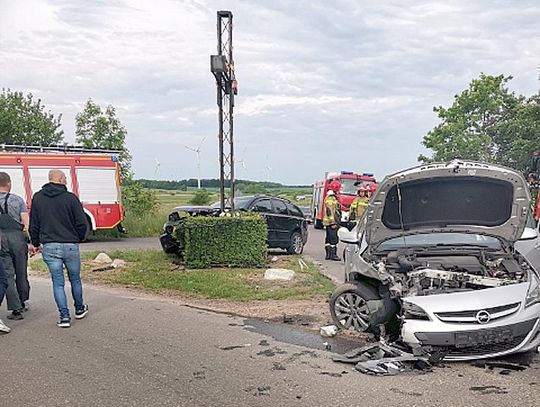 Przystawy – Wiekowo – Pięćmiechowo: wypadek na skrzyżowaniu