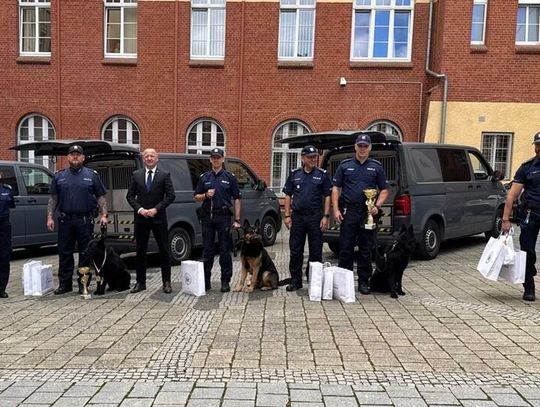 Sławieński policjant na zawodach