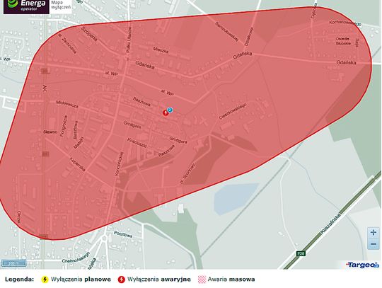 Sławno i Warszkowo: do 11. brak prądu