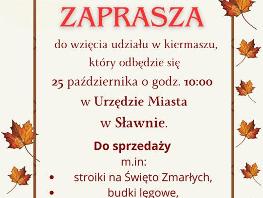 Sławno: Kiermasz w urzędzie