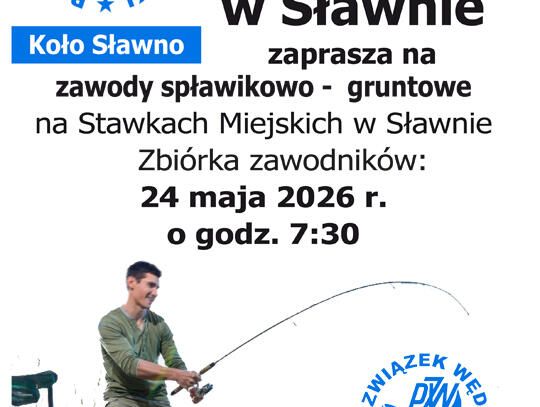 Sławno: Koło PZW Sławno zaprasza członków na zawody