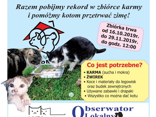 Sławno: Mega paka dla kociaka!