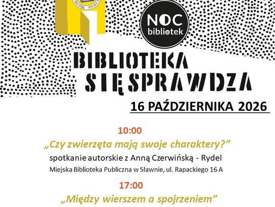 Sławno: Noc Bibliotek 2026