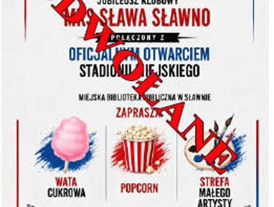 Sławno: Odwołany festyn i jubileuszowe obchody. Mecze ligowe odbędą się zgodnie z planem
