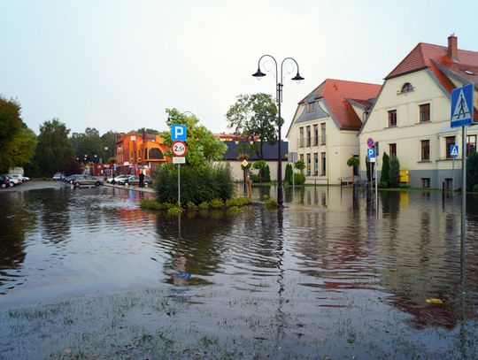 Sławno: powódź w niedzielne popołudnie