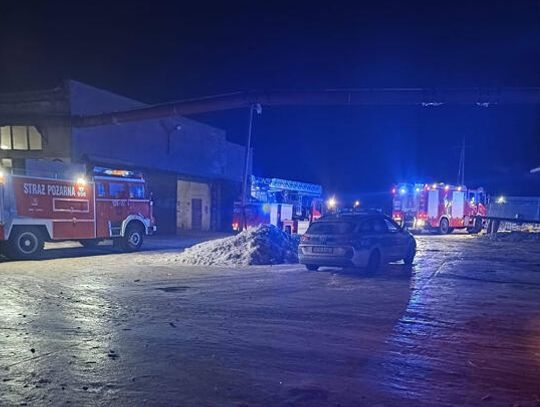 Sławno: Pożar w tartaku na ul. Chełmońskiego