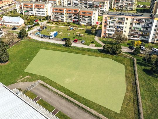 Sławno: ręczna plażówka na Osiedlu Północ