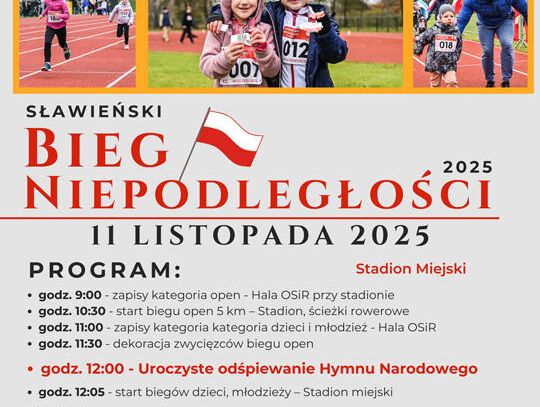 Sławno: Trwają zapisy do Biegu Niepodległości
