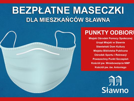 Sławno: Urząd Miasta rozdaje maseczki