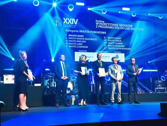 Sławno wśród liderów "Polski Ład". VIII miejsce w rankingu inwestycji samorządowych 2022–2025