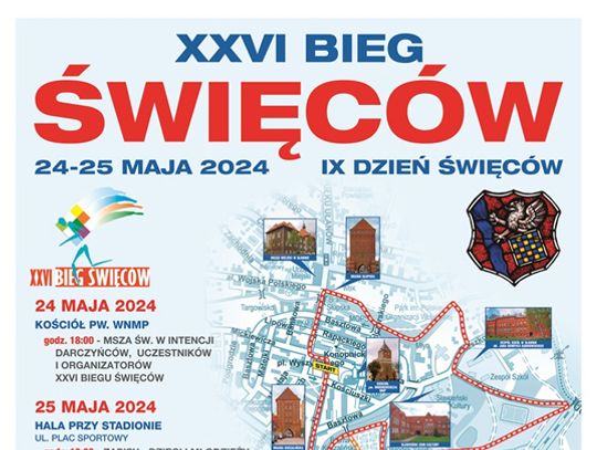 Sławno: XXVI Bieg Święców - utrudnienia w ruchu