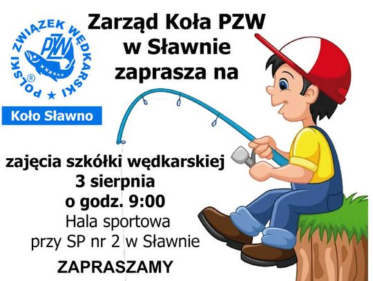 Sławno: zapraszamy na zajęcia szkółki wędkarskiej