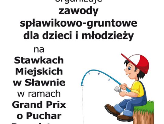 Sławno: Zawody wędkarskie dla dzieci i młodzieży