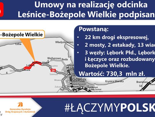 Startują prace przy realizacji odcinka S6 Leśnice – Bożepole Wielkie