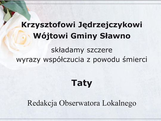 Szczere wyrazy współczucia