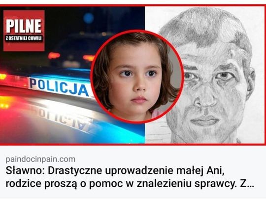 Uprowadzili dziecko!, Zaginęła Ania! - Nowa próba oszustwa!