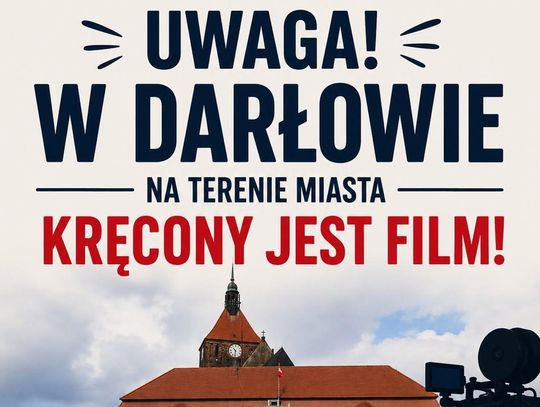 Utrudnienia w ruchu w Darłowie. Trwają zdjęcia do nowego serialu – sprawdź harmonogram zmian