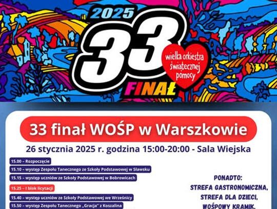 Warszkowo: Program 33. Finału WOŚP