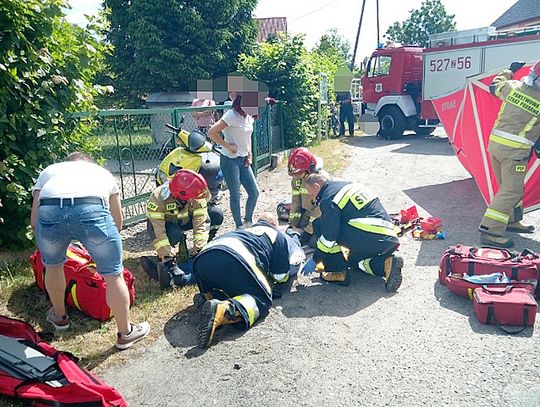 Wrześnica  Wypadek na motorowerze