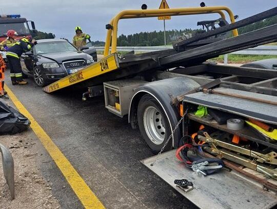 Wypadek drogowy pod Malechowem