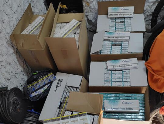 Zatrzymali niemal 83 tys. sztuk nielegalnych papierosów