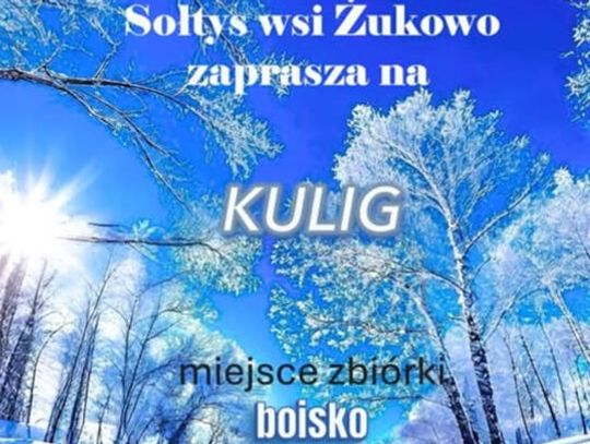 Żukowo: Sołtys zaprasza mieszkańców na kulig