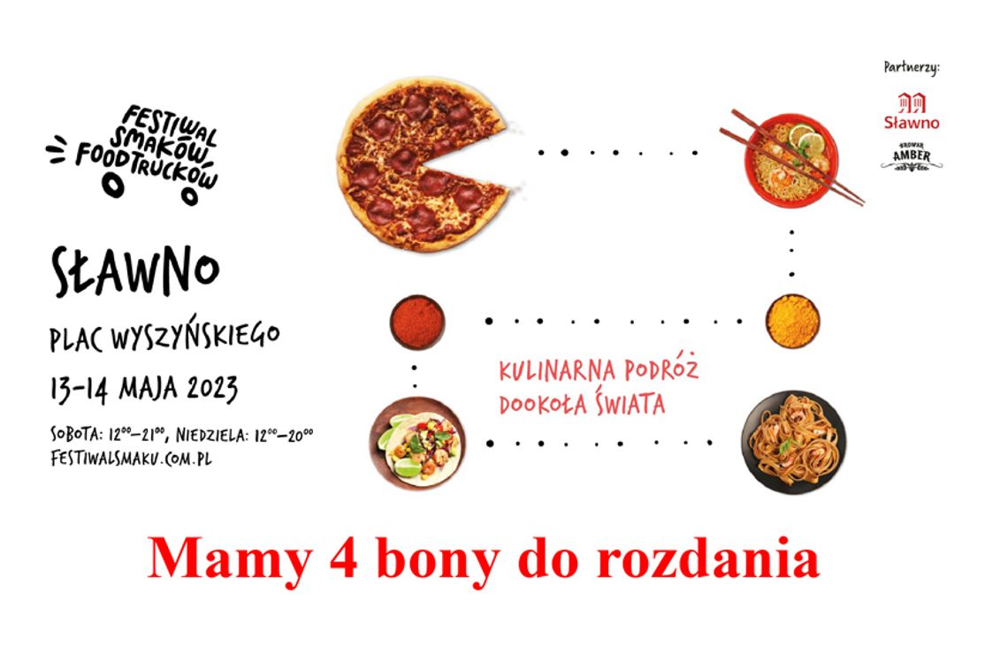 4 bony do Food Trucków do wygrania!