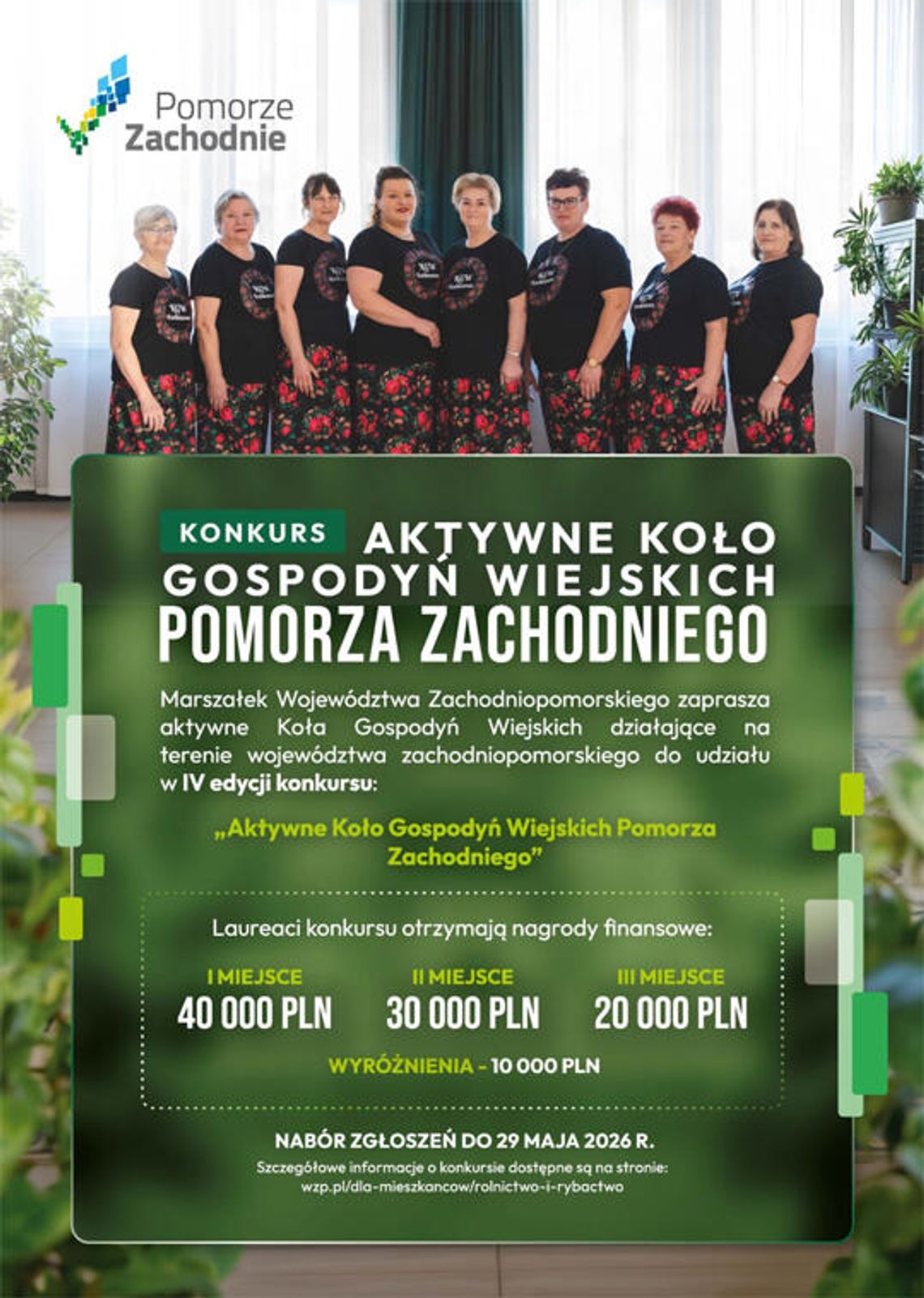 Aktywne i zaangażowane. Rusza IV edycja konkursu dla Kół Gospodyń Wiejskich Pomorza Zachodniego