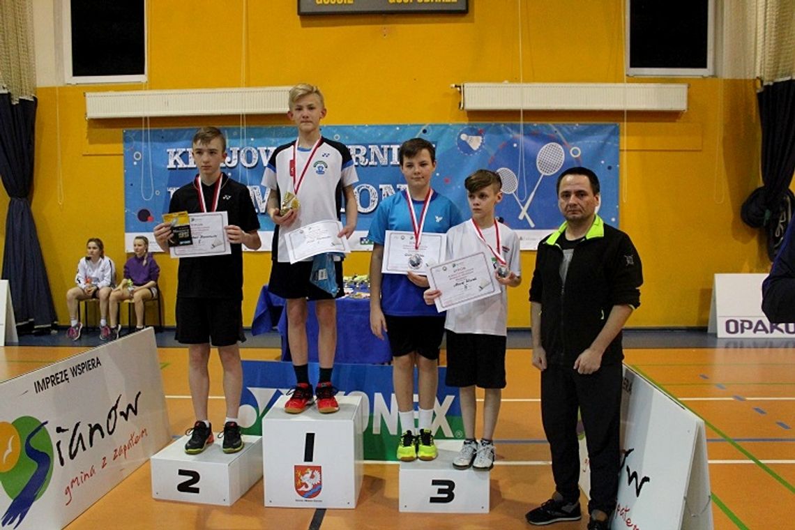 Badminton - Złoty medal Filipa Morawskiego dla Polanowa
