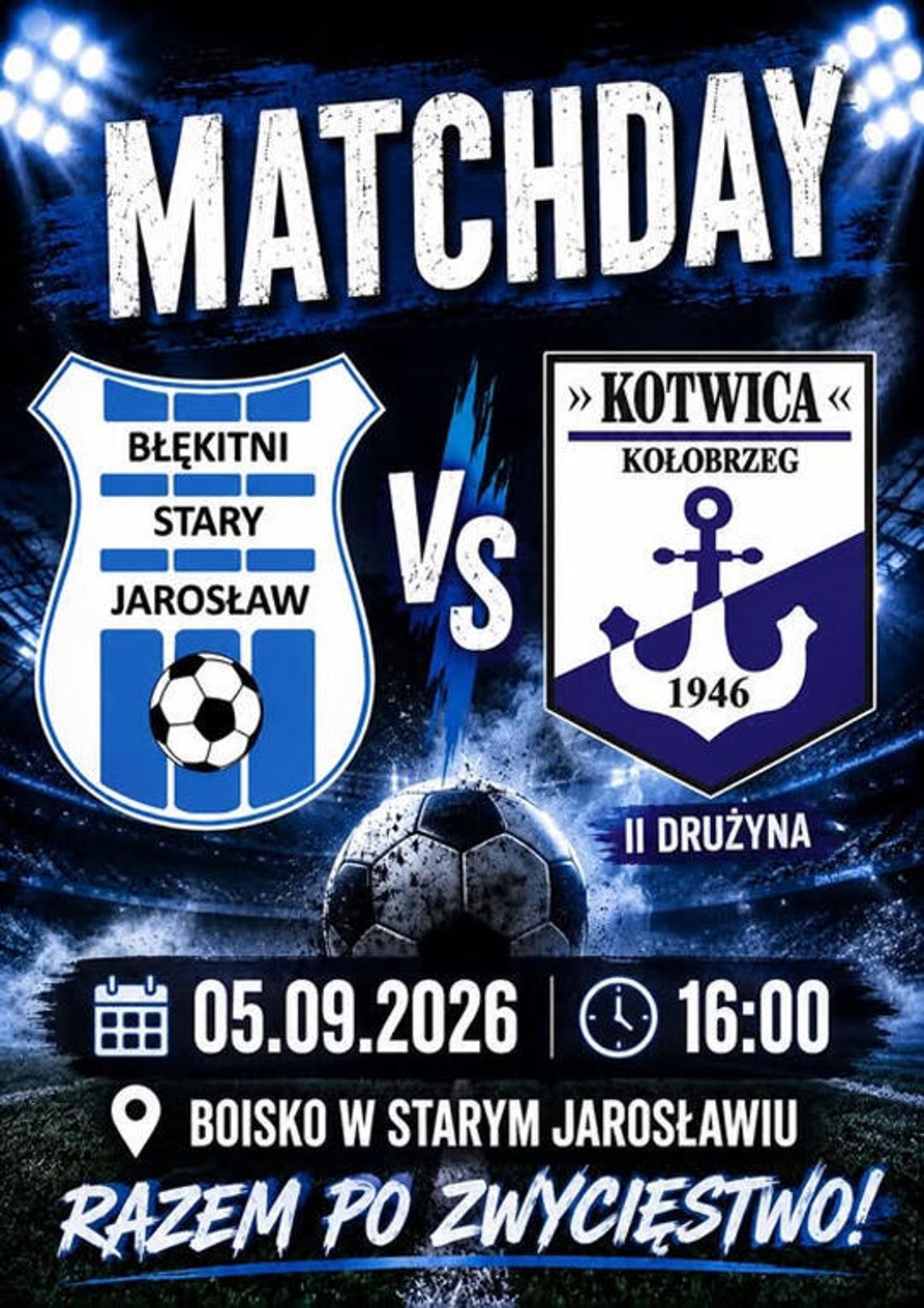 Błękitni Stary Jarosław rozpoczną sezon u siebie. W sobotę zagrają z Kotwicą II Kołobrzeg Błękitni Stary Jarosław rozpoczną sezon u siebie. W sobotę zagrają z Kotwicą II Kołobrzeg