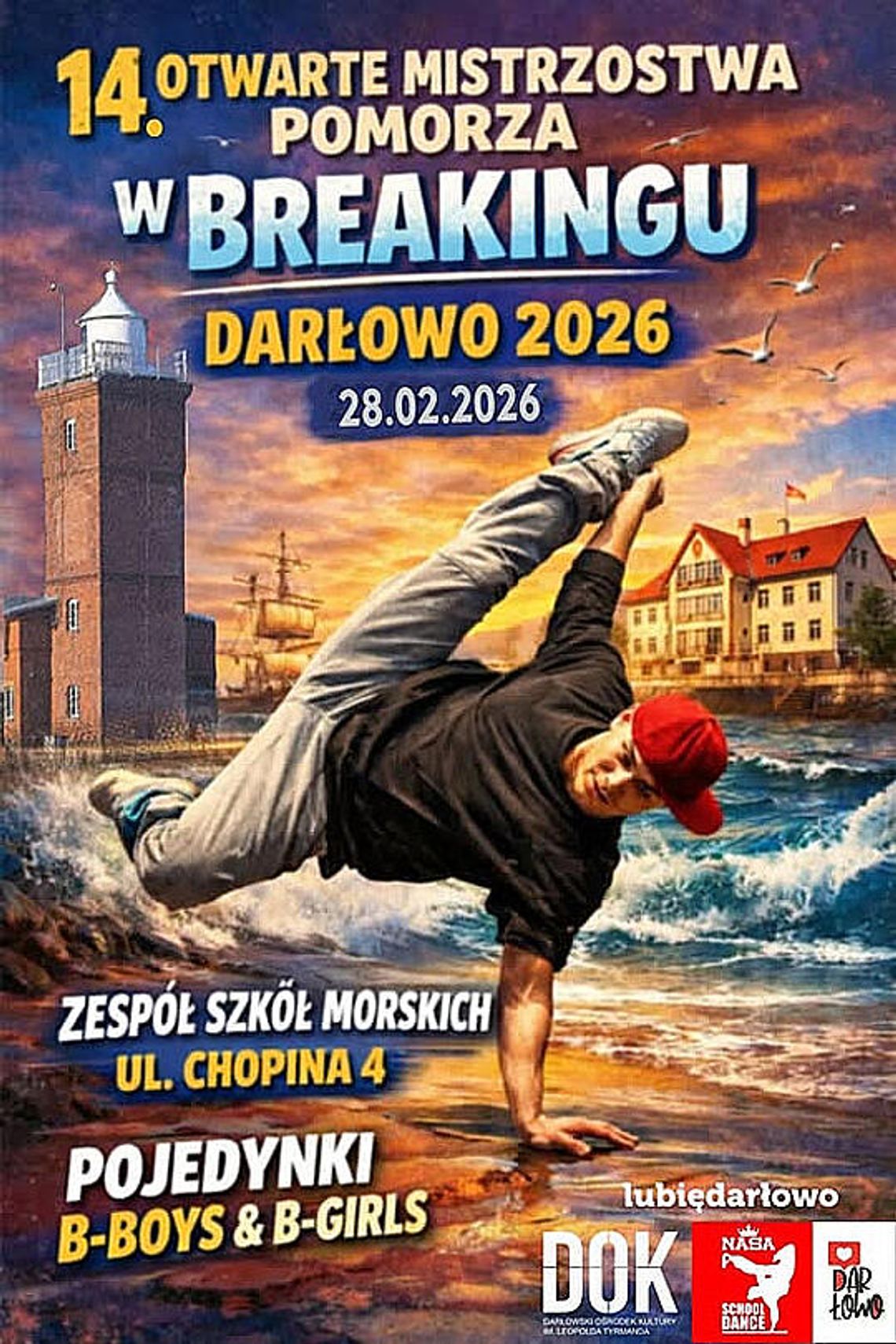 Breaking w Darłowie: ponad 100 tancerzy z całej Polski powalczy o tytuł Mistrza Pomorza Breaking w Darłowie: ponad 100 tancerzy z całej Polski powalczy o tytuł Mistrza Pomorza